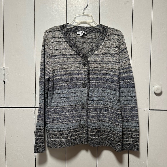 Pendleton Gray and Blue Women's Sweater - Picture 1 of 3
